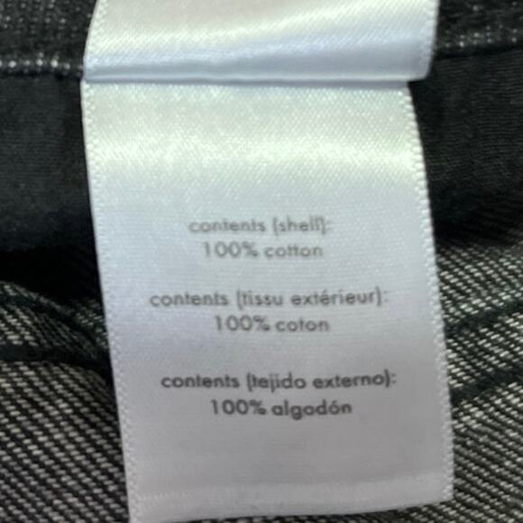 WeWoreWhat Women's Black High Waisted Straight Wide Leg Denim Jeans Pants Sz 28 - Picture 5 of 5